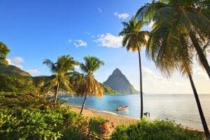 St Lucia holiday - beach