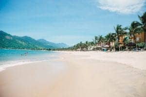 Beach in Rio on a Brazil holiday