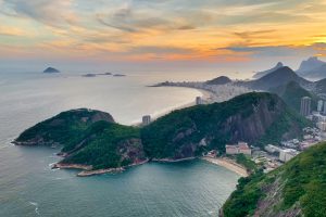 Enjoying the view on holiday in Brazil