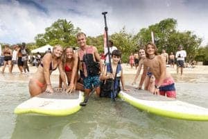 Antgua Sailing Week paddle boarding competition