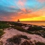 Cuba holiday sunset