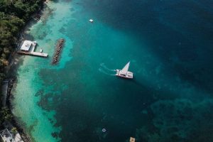 Windjammer landings St Lucia catamaran