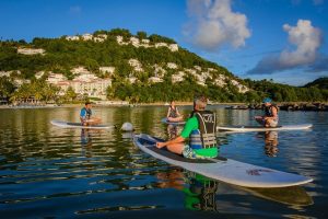 Windjammer Landing St Lucia paddle yoga