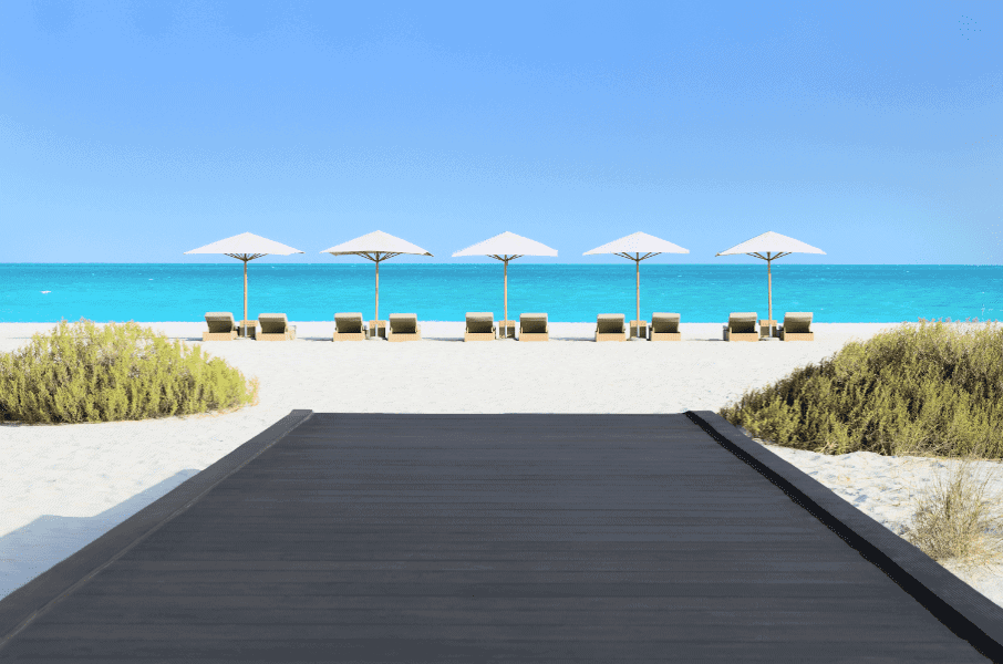 Abu Dhabi beach holiday